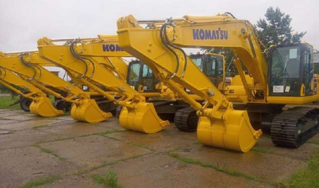 Україні передали нову партію екскаваторів KOMATSU