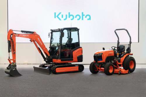 Kubota випробовує прототип першого електричного мініекскаватора