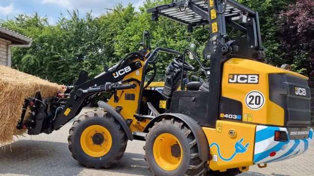 JCB представив компактний електронавантажувач