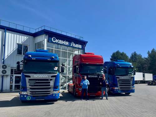 Scania відновлює постачання нової та вживаної техніки в Україні