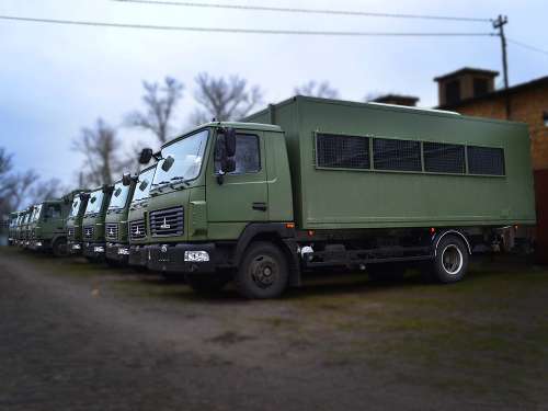 Нацгвардія отримала партію спецавтомобілів на базі МАЗ