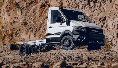 Представили всюдихідне шасі на базі VW Crafter