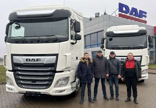 Українська компанія отримала партію цікавих тягачів DAF