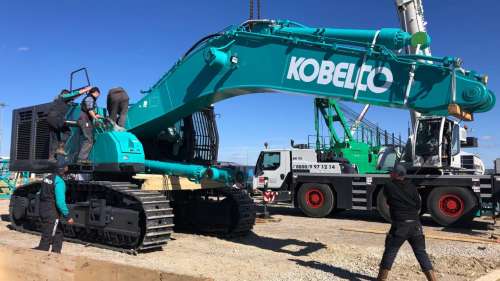 Kobelco представив свій найважчий екскаватор в Європі