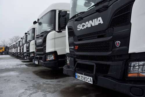 Scania поставила українській компанії велику партію автопоїздів