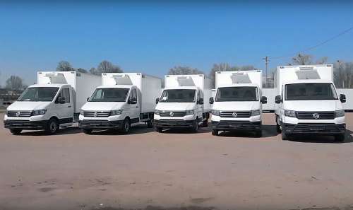 В Украине изготовлена партия фургонов на шасси Volkswagen Crafter