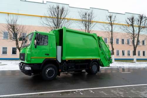 На МАЗі розповіли про суперпідйомний сміттєвоз