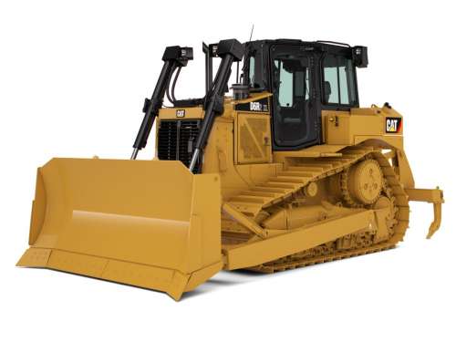 Бульдозер Caterpillar D6R для закладки відходів на полігонах