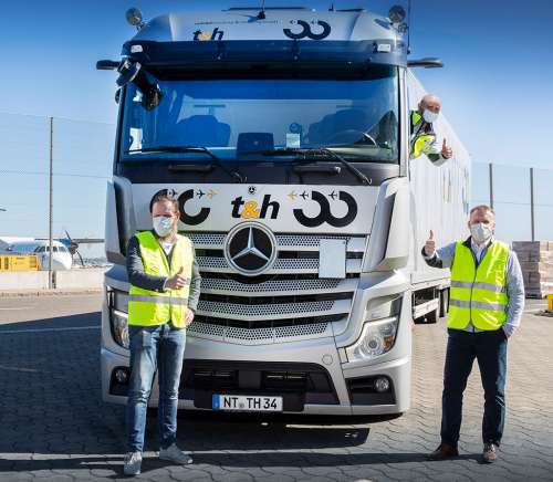 Mercedes-Benz Actros обрали для логістики медспорядження в Німеччині