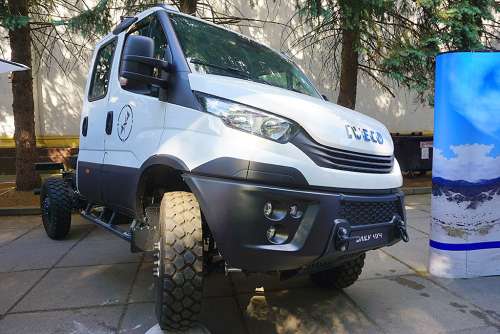 У Києві можна побачити унікальний IVECO Daily 4х4 для бездоріжжя