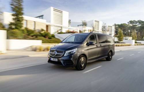 Mercedes-Benz V-Class отримав інноваційну пневмопідвіску AIRMATIC