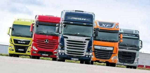 How did the truck market in Ukraine change in November