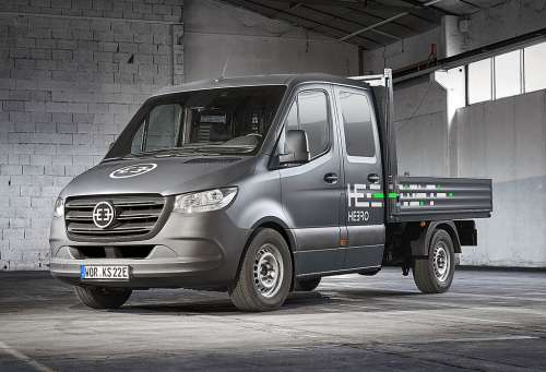 В Німеччині представили бортову електровантажівку на базі Mercedes-Benz Sprinter