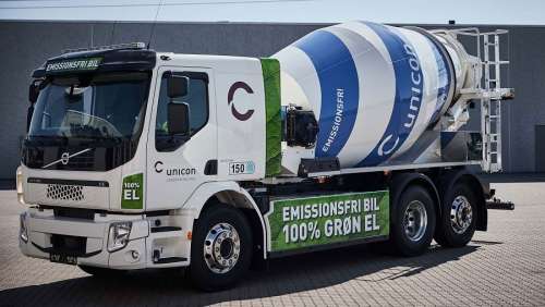 Замовили рекордну кількість електричних автобетонозмішувачів Volvo FE Electric