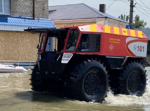 Український всюдихід Sherp планують перевести на електротягу