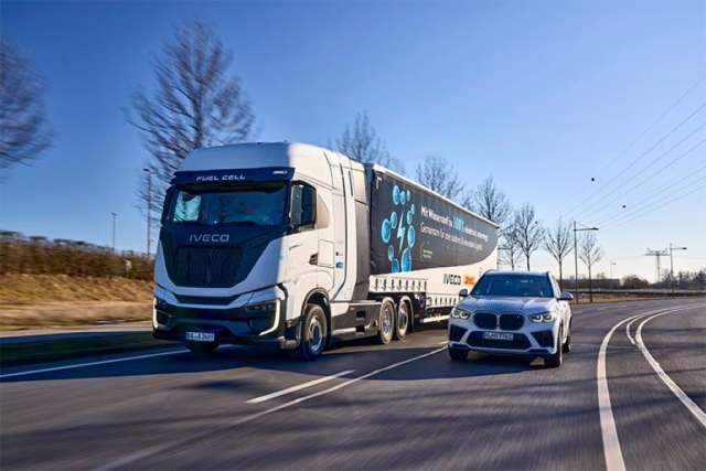 IVECO передала для BMW цікаві водневі вантажівки