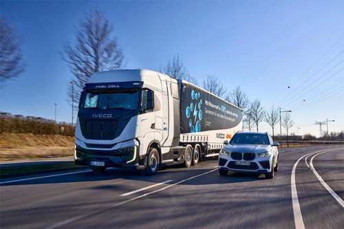 IVECO передала для BMW цікаві водневі вантажівки