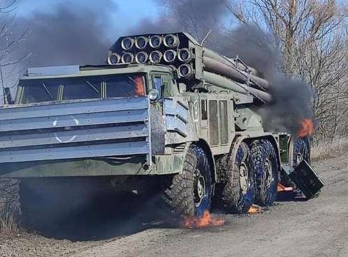 ЗСУ розбили чергову колону окупантів. Фото