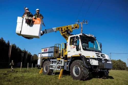 В Європі набуває популярності спецтехніка на базі Mercedes Benz Unimog