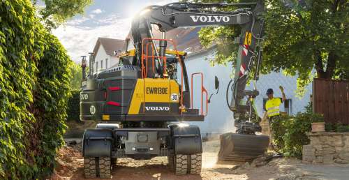 VolvoCE представила екскаватор із найменшим радіусом розвороту