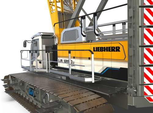 Liebherr представила перший в світі гусеничний кран на акумуляторах