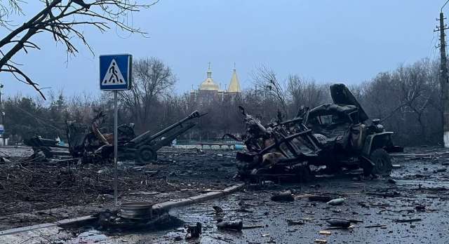 В аеропорту Херсона знищено велику кількість ворожої техніки